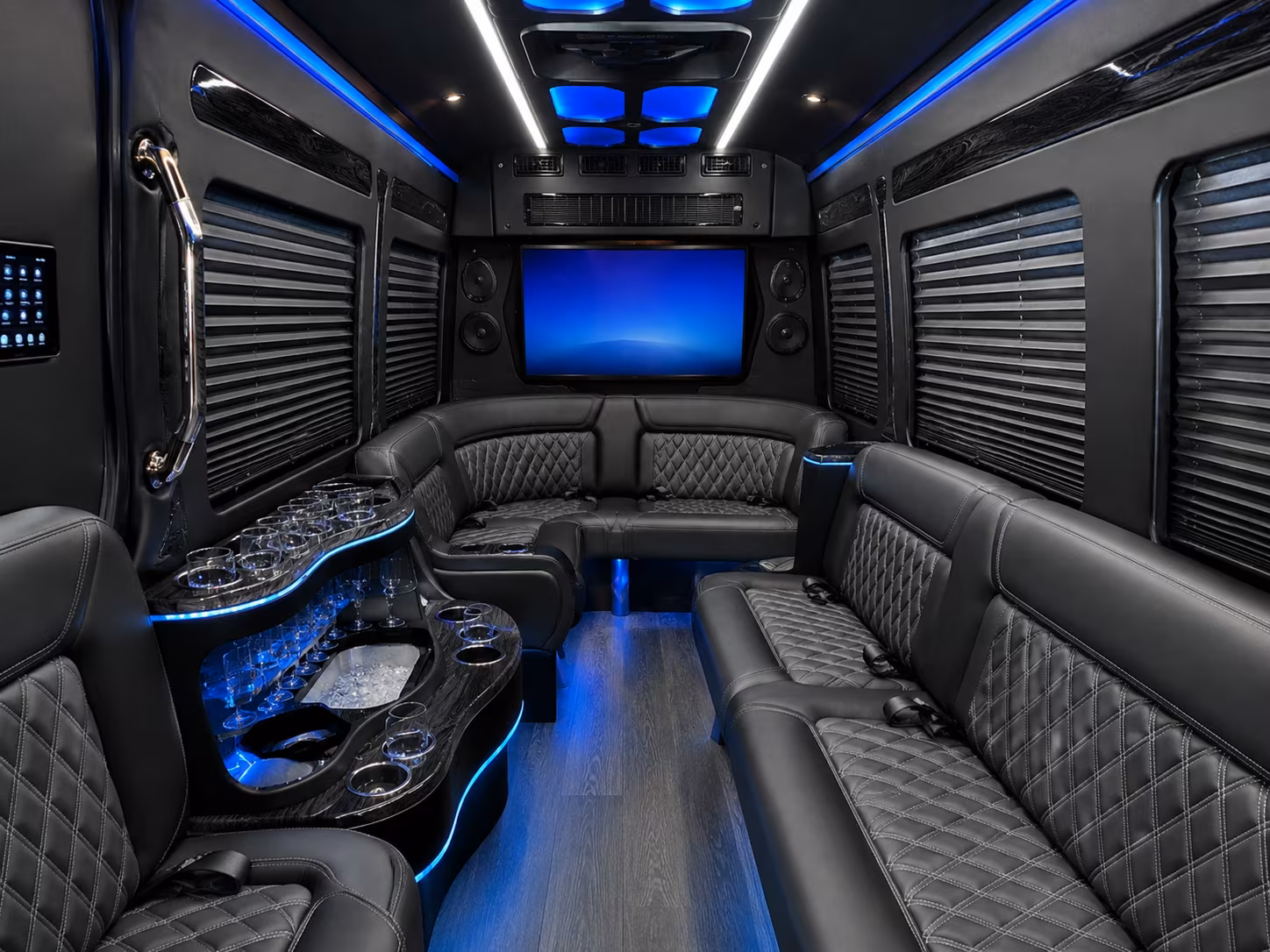 14 Passenger Sprinter Limo Interior