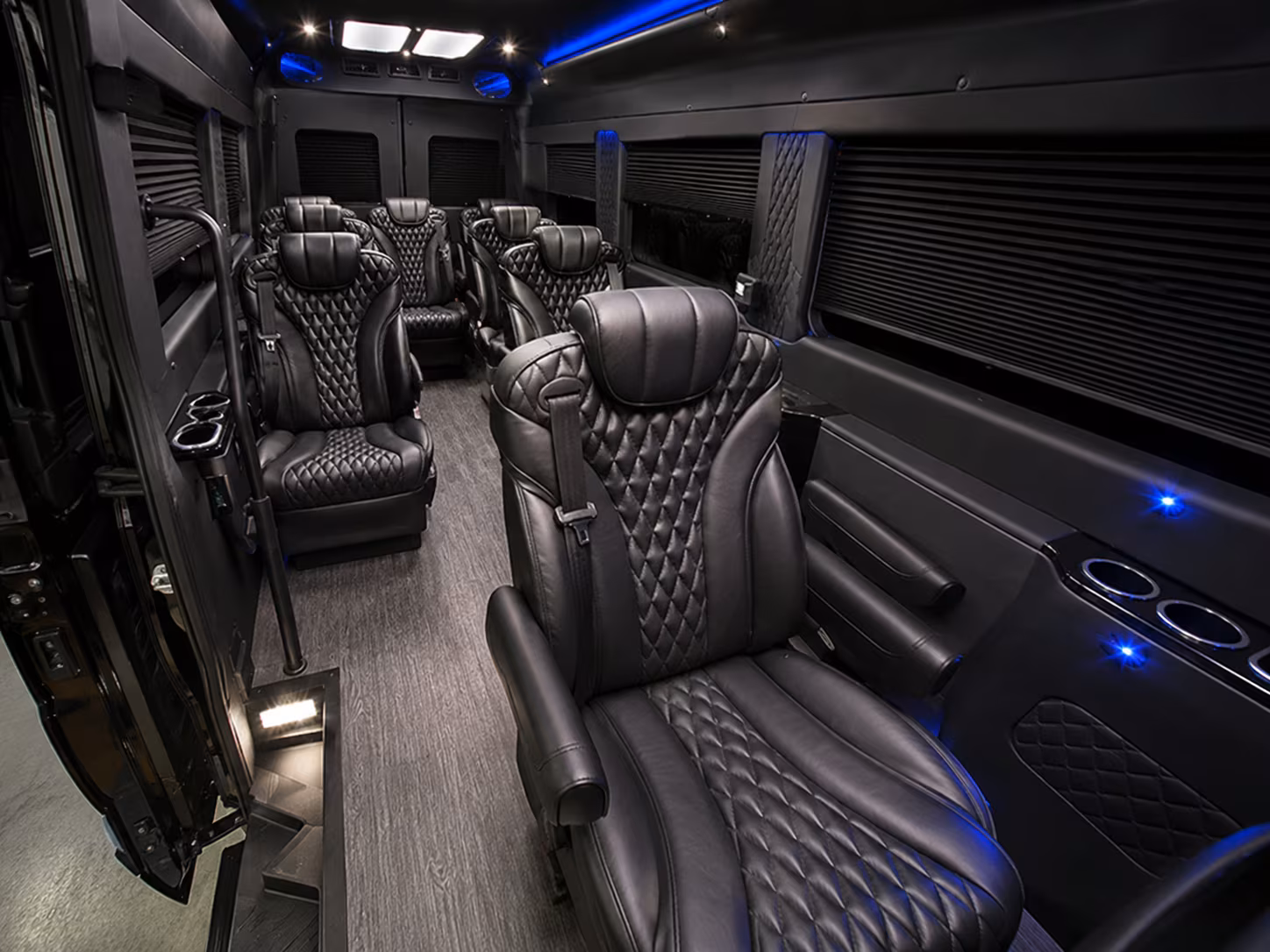 West Jordan Airport Shuttle & Transportation party bus exterior