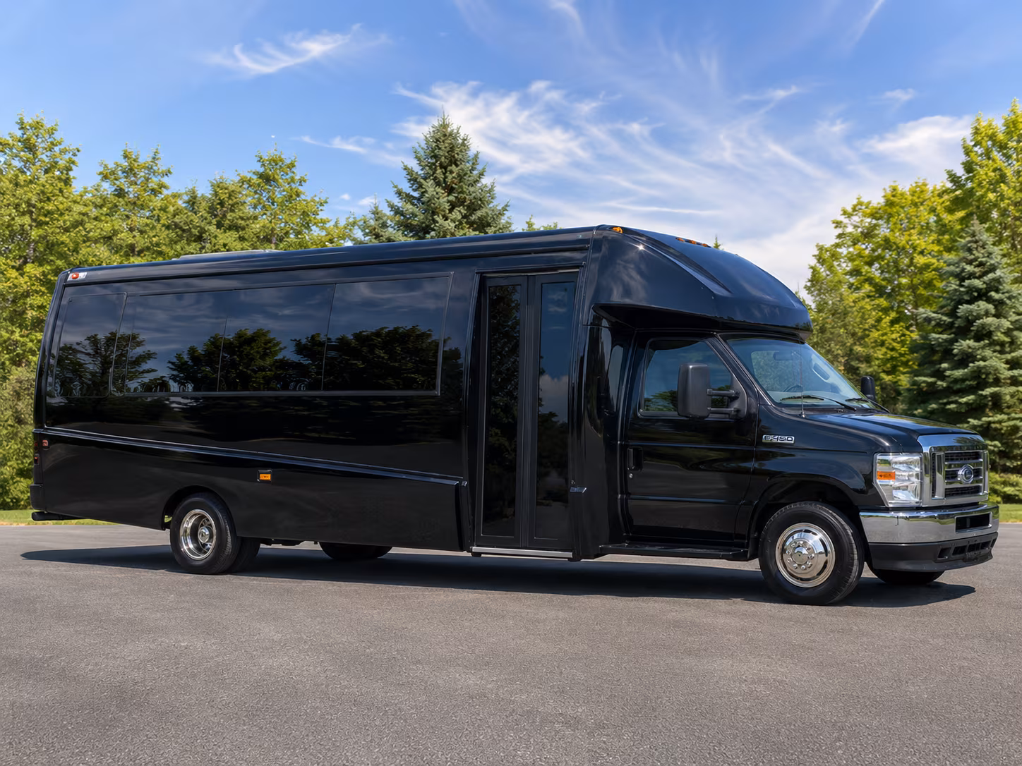 West Jordan Corporate Transportation party bus exterior