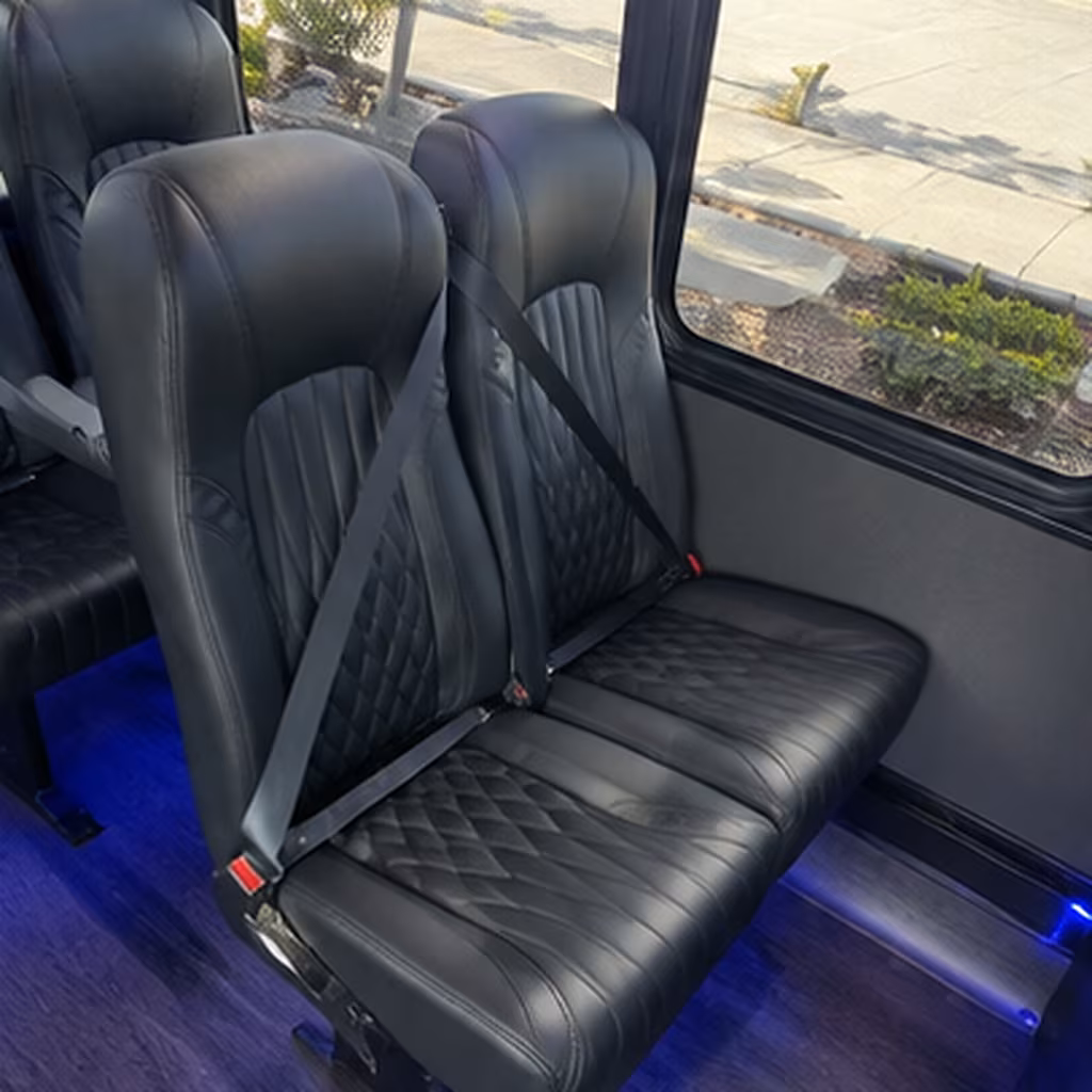 West Jordan Corporate Transportation party bus interior