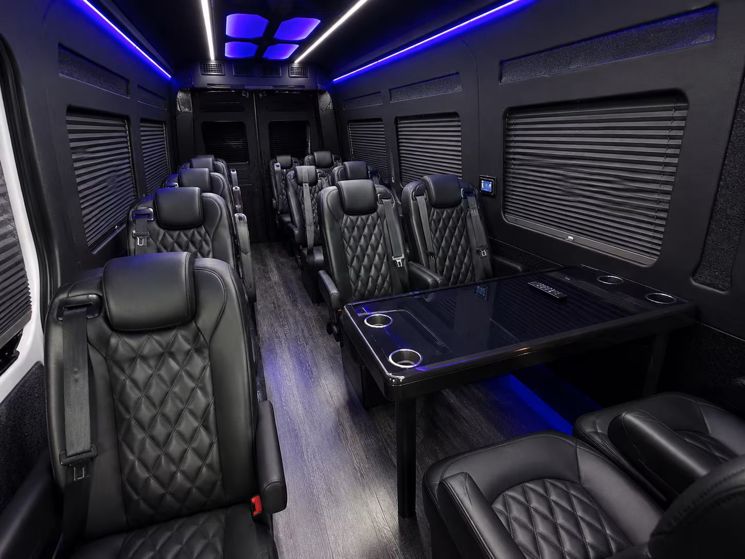 West Jordan School Event Transportation party bus exterior