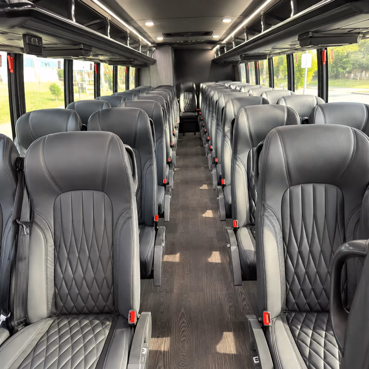 West Jordan School Event Transportation party bus exterior