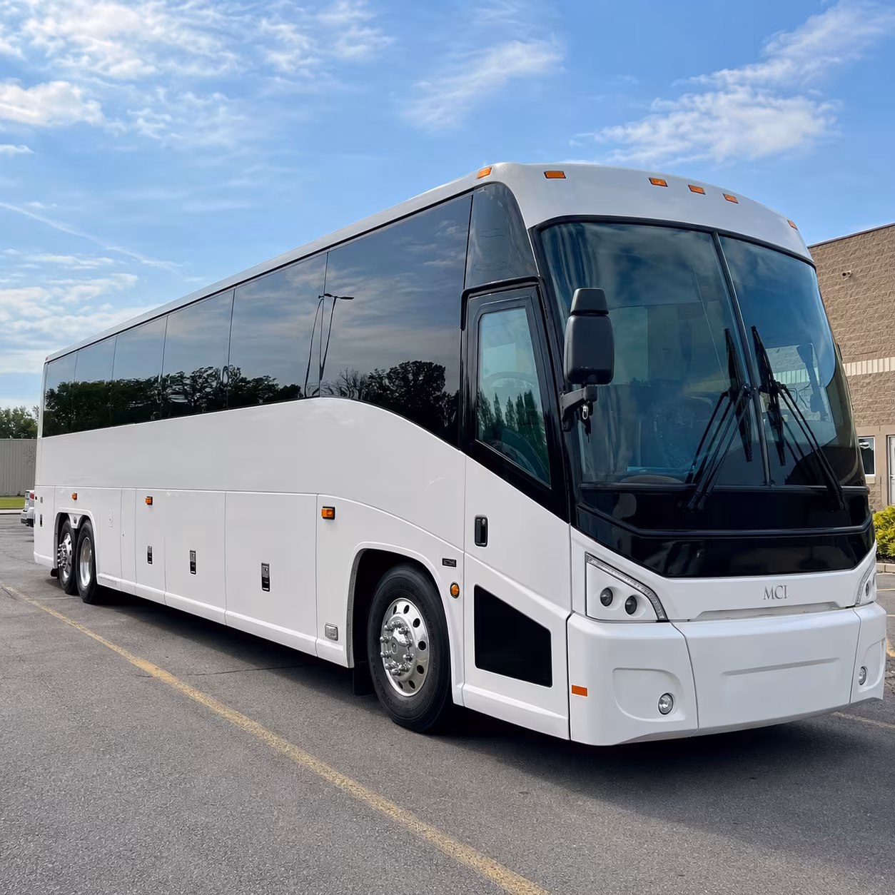 West Jordan School Event Transportation party bus exterior