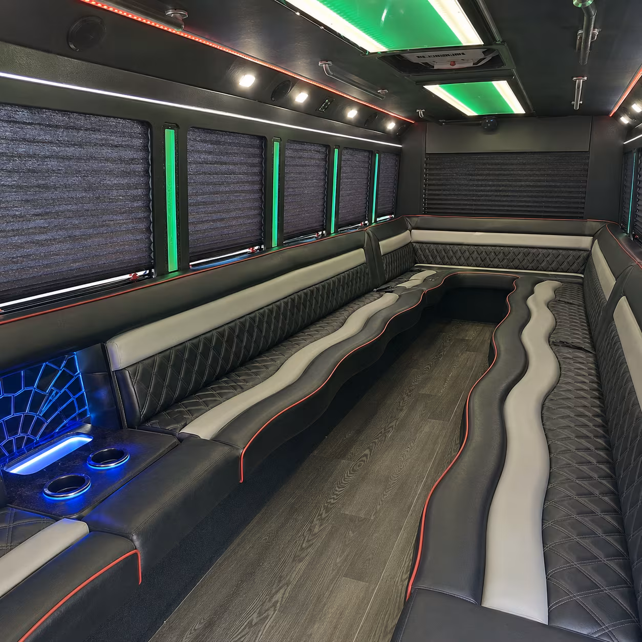 West Jordan Sporting Event Transportation party bus exterior