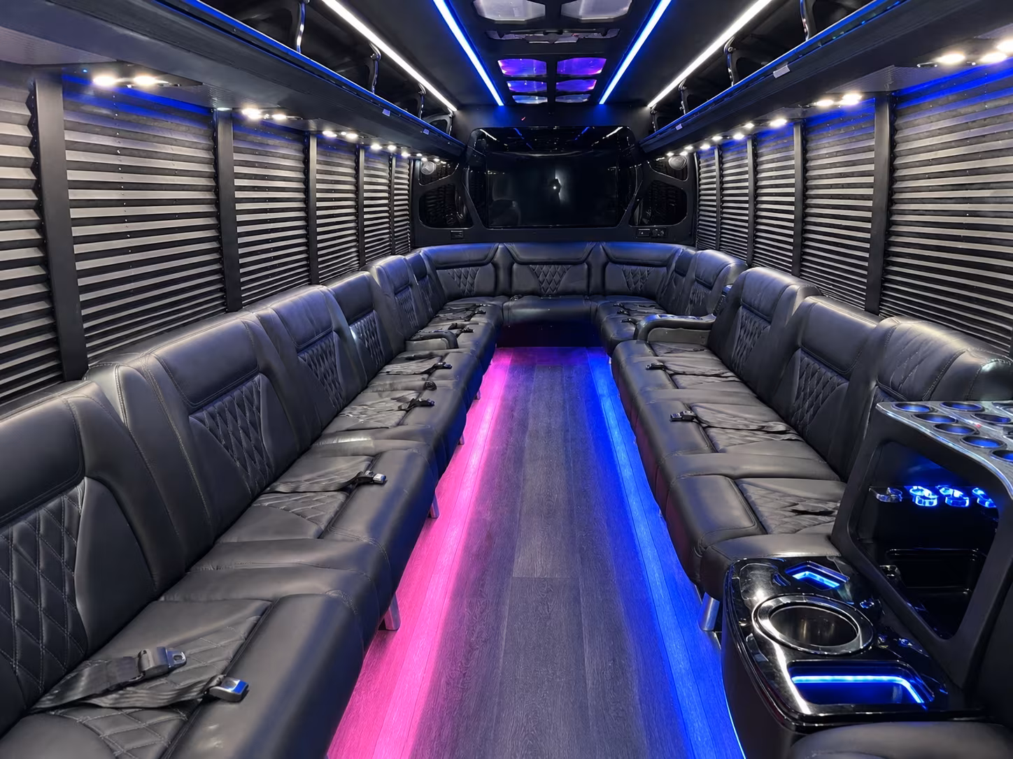 West Jordan Sporting Event Transportation party bus exterior
