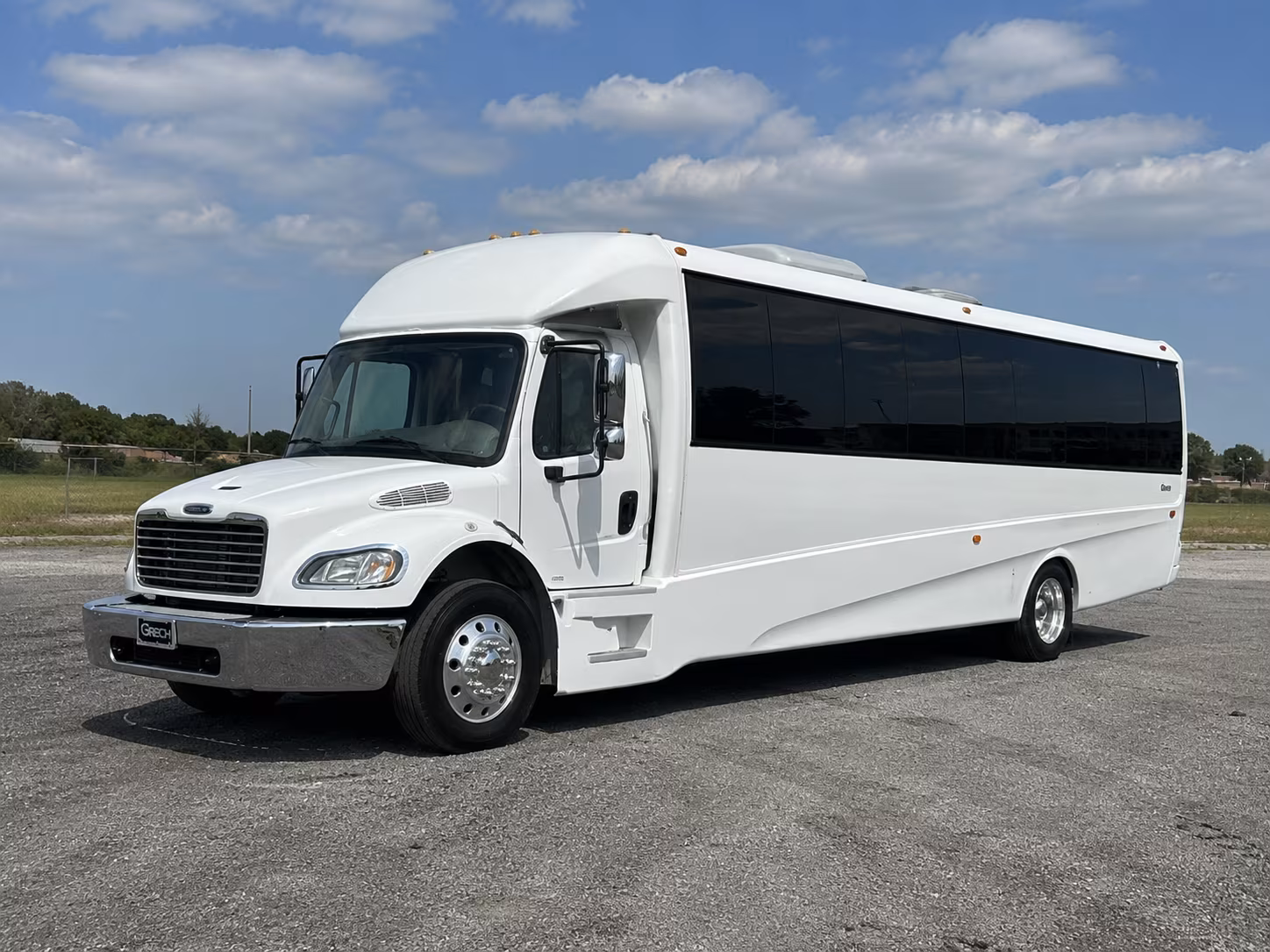 West Jordan Sporting Event Transportation party bus exterior
