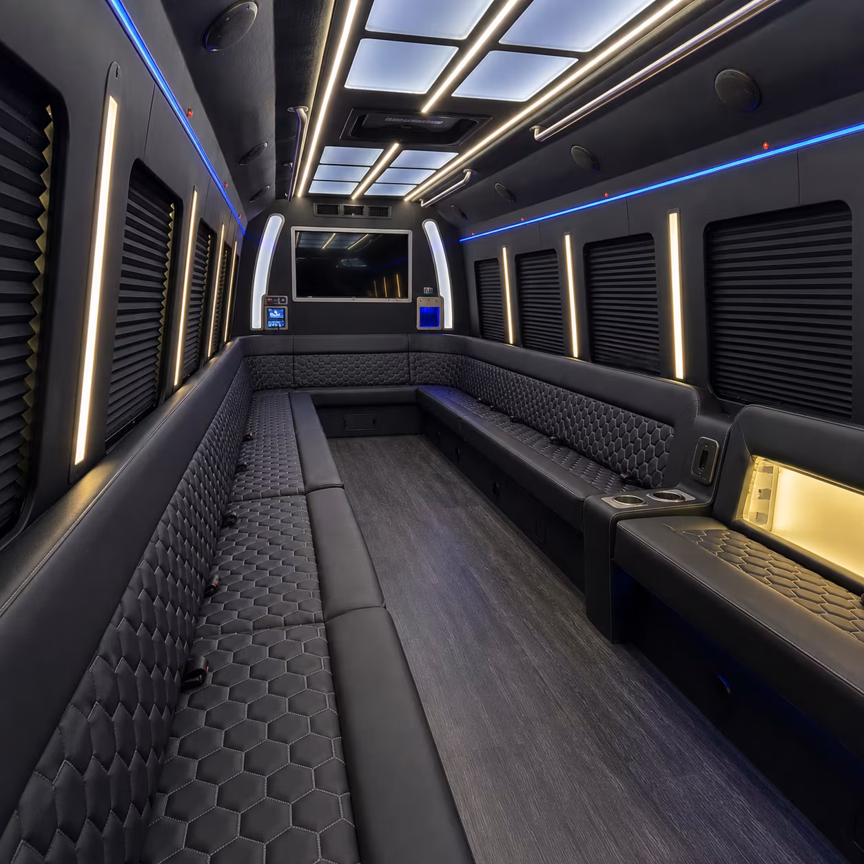 West Jordan Sporting Event Transportation onboard seating