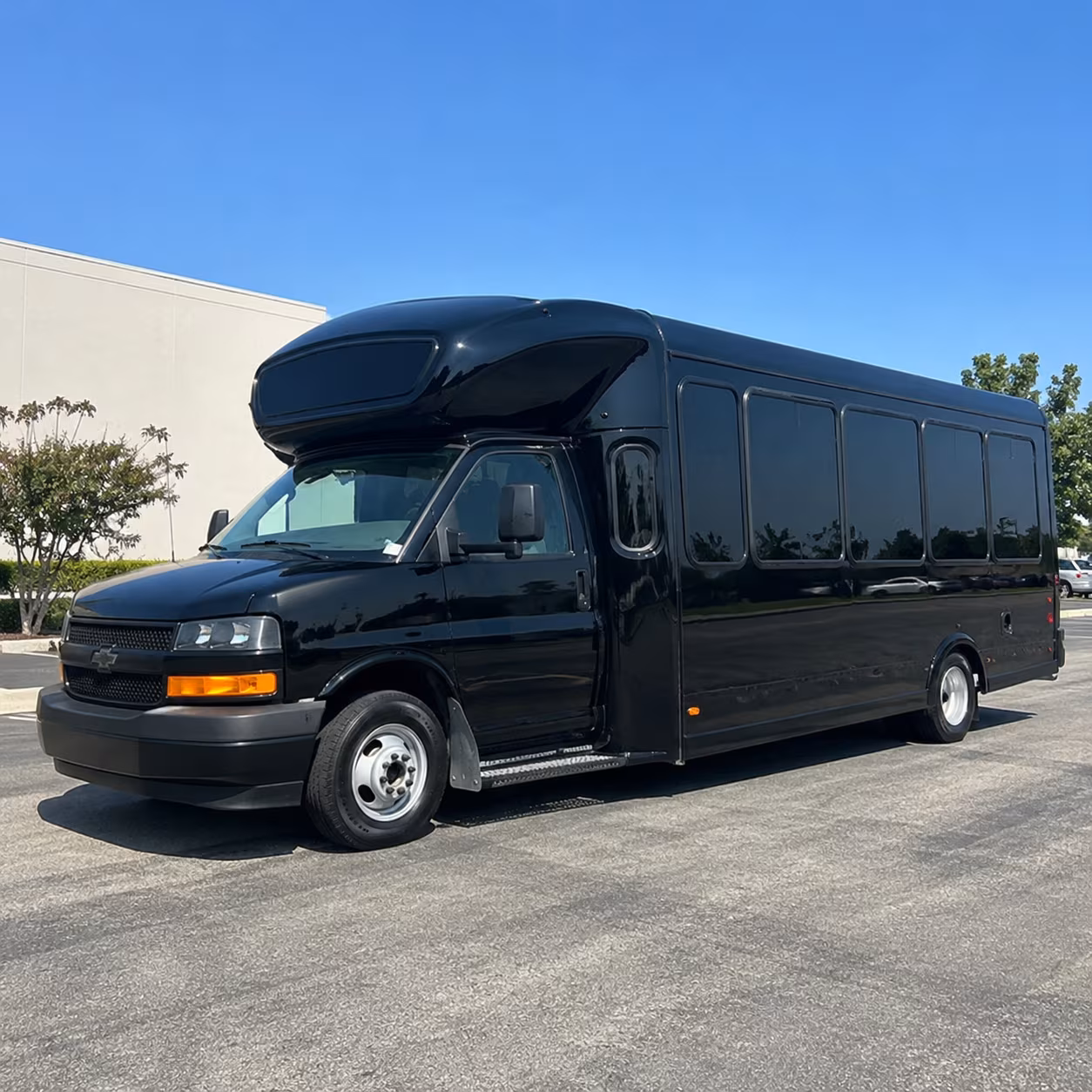West Jordan Sporting Event Transportation party bus exterior