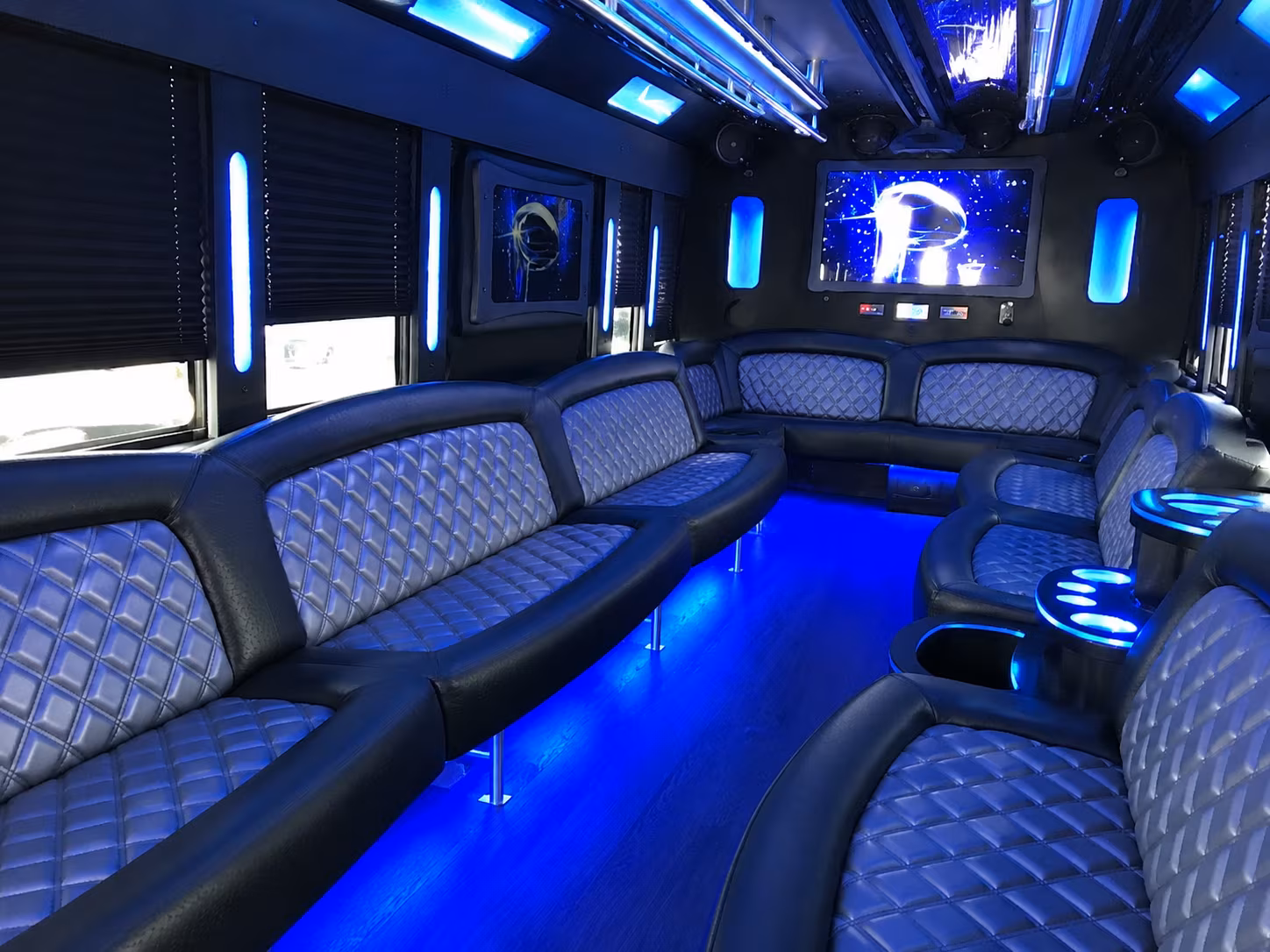 West Jordan Wedding Transportation party bus exterior