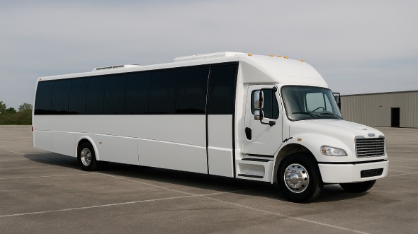 Exterior of West Jordan Party Bus Company's 20 Passenger Party Bus in Draper