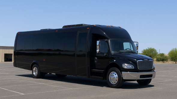 Exterior of West Jordan Party Bus Company's 20 Passenger Party Bus in Salt Lake City