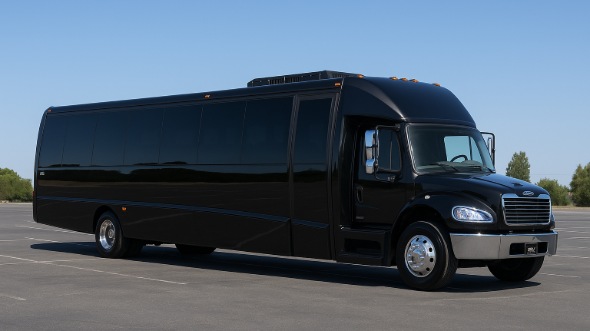 Exterior of West Jordan Party Bus Company's 30 Passenger Party Bus in Lehi