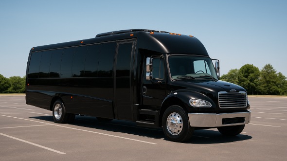 Exterior of West Jordan Party Bus Company's 30 Passenger Party Bus in Millcreek