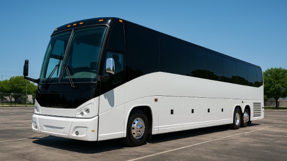 Exterior of West Jordan Party Bus Company's 44 Passenger Charter Bus in West Jordan