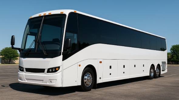Exterior of West Jordan Party Bus Company's 50 Passenger Party Bus in Draper